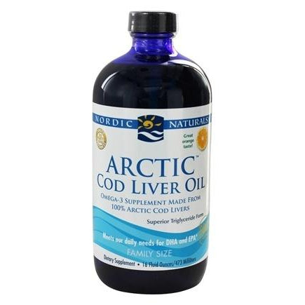 Arctic Cod Liver Oil 16oz-Orange-Nordic