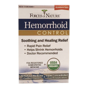 Hemorrhoid Control-11ml- Forces Of Nature