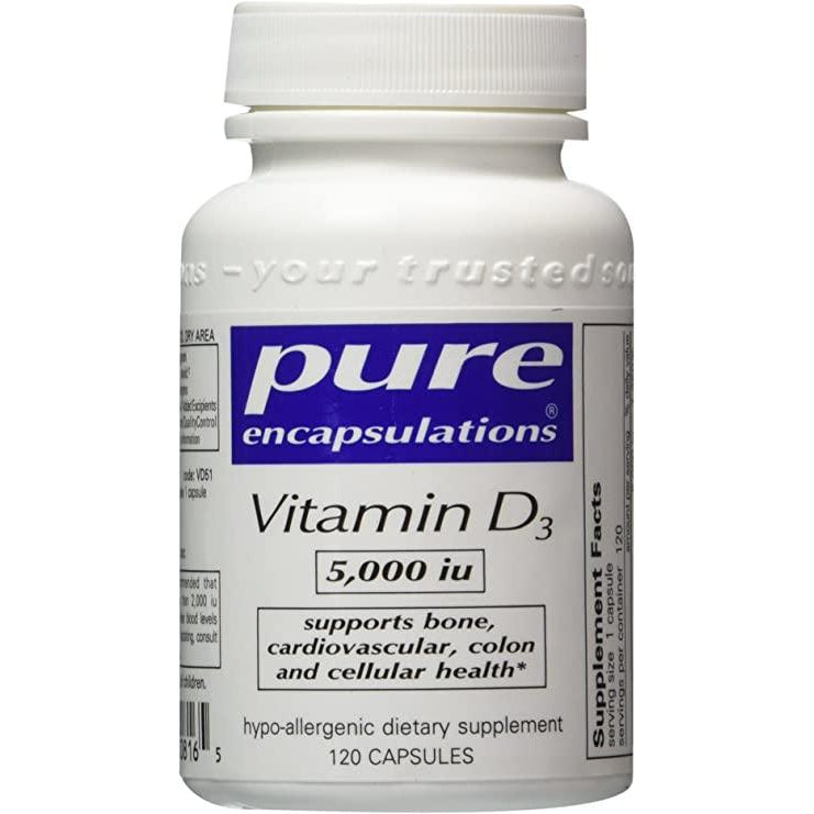 Vitamin D3-5000-Pure-120 Count
